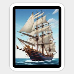 sailboat Sticker